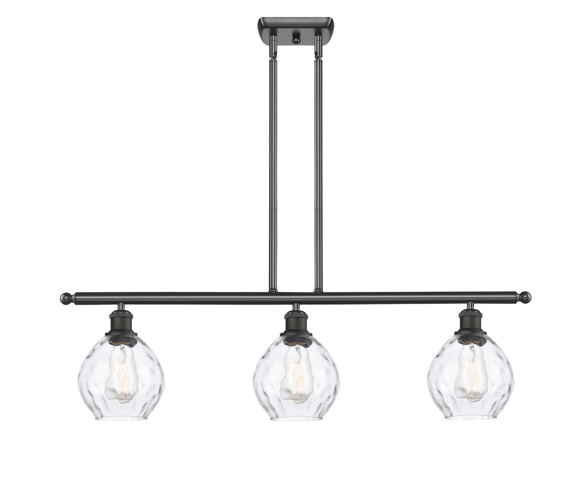 Waverly 36-Inch 3-Light Stem-Hung Island Light with LED Bulbs 9-Inch High