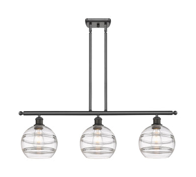 Ballston Island Light Cast Brass Steel Glass