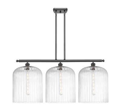 Ballston Island Light Cast Brass Glass Steel