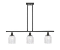 Bridal Veil 36-Inch 3-Light Stem-Hung Island Light 5-Inch Shade