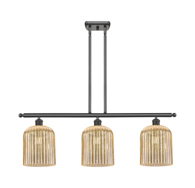 Ballston Island Light Cast Brass Steel Glass