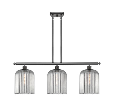 Ballston Island Light Cast Brass Steel Glass