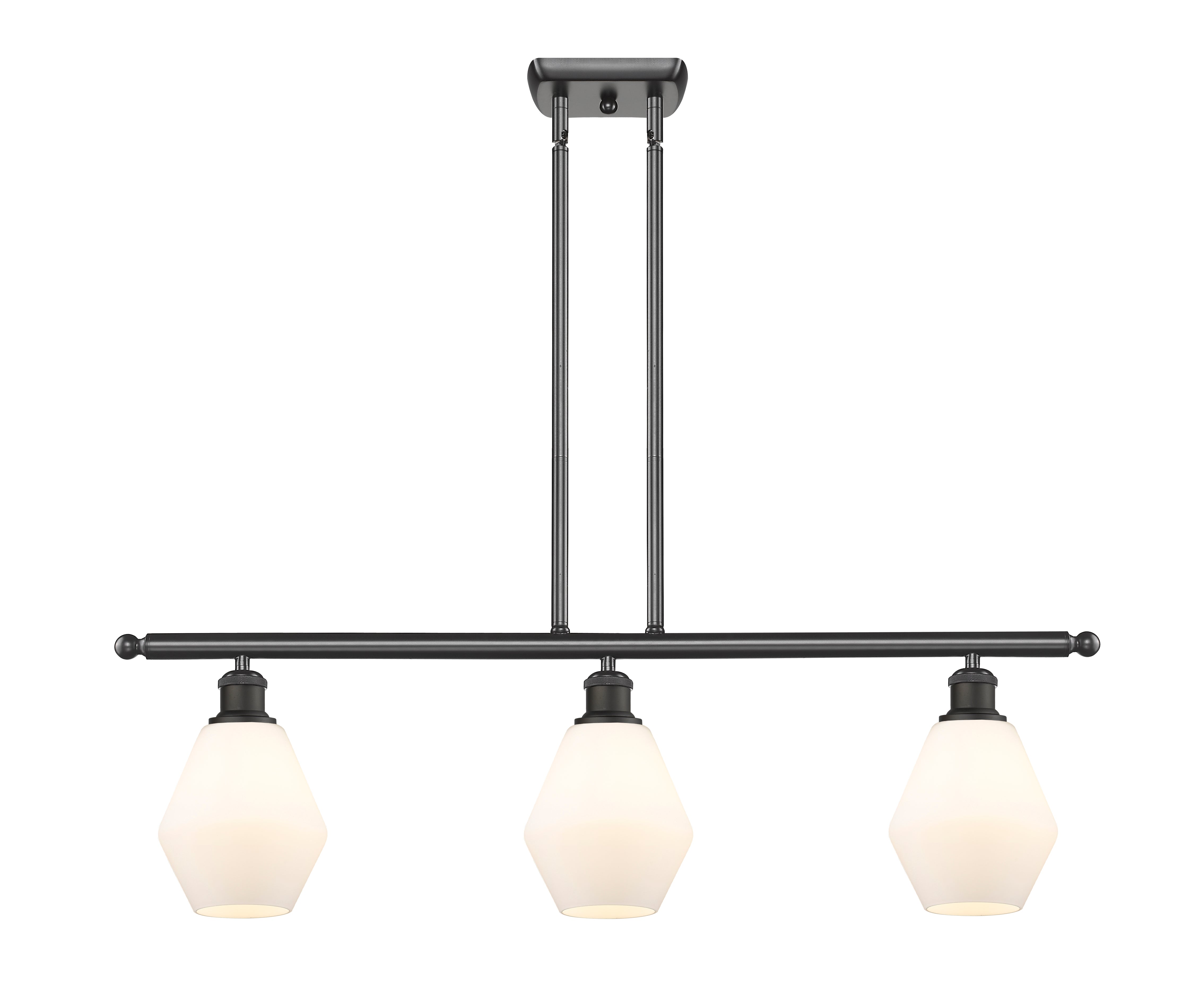 Ballston Island Light Cast Brass Glass Steel