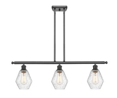Ballston Island Light Cast Brass Glass Steel