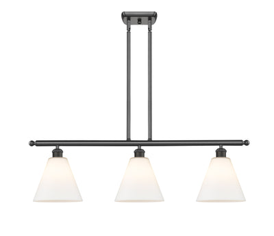 Ballston Island Light Cast Brass Steel Glass