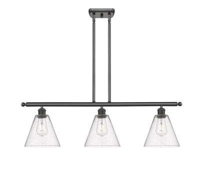Ballston Island Light Cast Brass Steel Glass