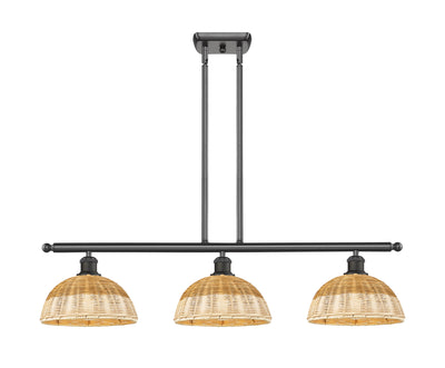 Ballston Island Light Cast Brass Modern Glass