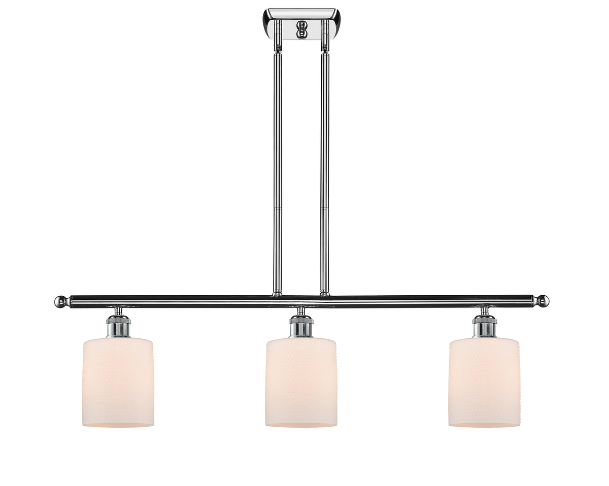 Cobbleskill 36-Inch 3-Light Stem-Hung Island Light 9.5-Inch High Dimmable