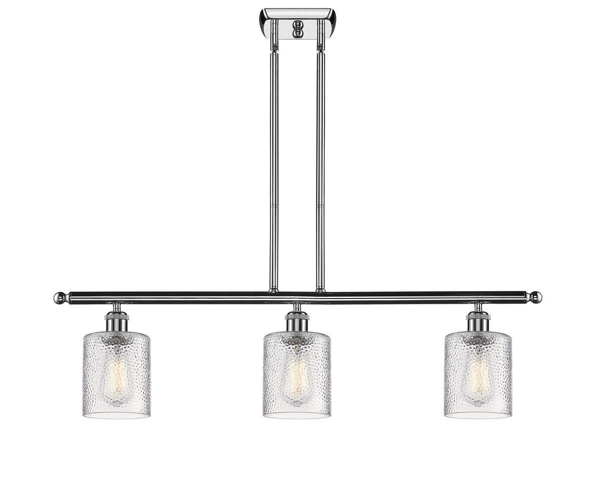 Cobbleskill 36-Inch 3-Light Stem-Hung Island Light 9.5-Inch High Dimmable
