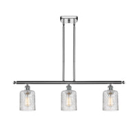 Cobbleskill 36-Inch 3-Light Stem-Hung Island Light 9.5-Inch High