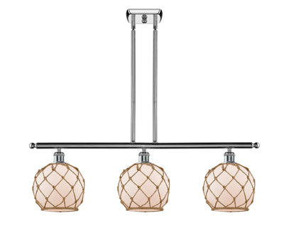 Ballston Island Light Cast Brass Steel Glass