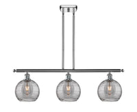 Athens Deco Swirl 36-Inch 3-Light Stem-Hung Island Light 10.375-Inch High
