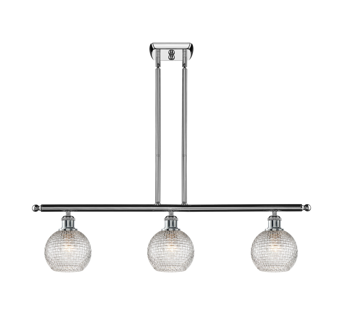 Athens 36-Inch 3-Light Stem-Hung Island Light 8.625-Inch High