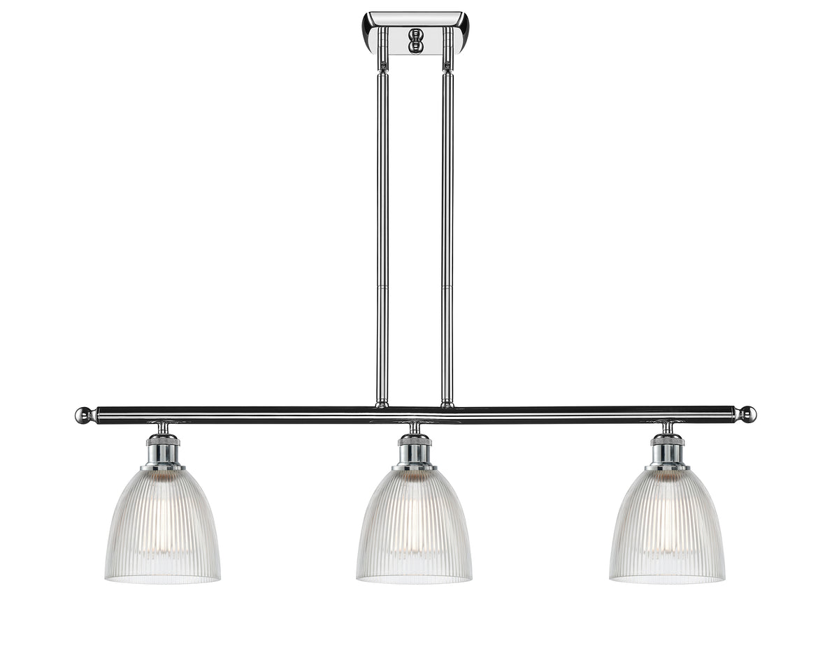 Castile 36-Inch 3-Light Stem-Hung Island Light with LED Bulbs
