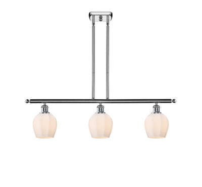 Ballston Island Light Cast Brass Glass Steel