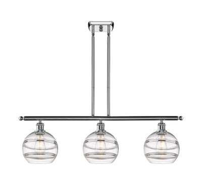 Ballston Island Light Cast Brass Steel Glass
