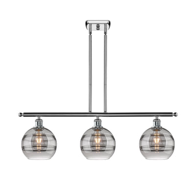 Ballston Island Light Cast Brass Steel Glass