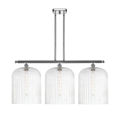 Ballston Island Light Cast Brass Glass Steel