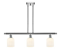 Bridal Veil 36-Inch 3-Light Stem-Hung Island Light 5-Inch Shade