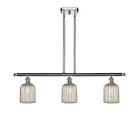 Bridal Veil 36-Inch 3-Light Stem-Hung Island Light 5-Inch Shade