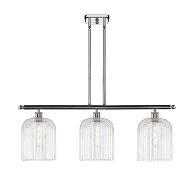 Ballston Island Light Cast Brass Steel Glass