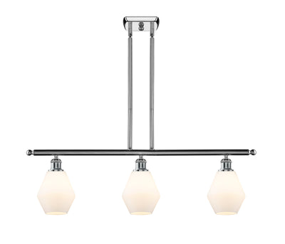 Ballston Island Light Cast Brass Glass Steel