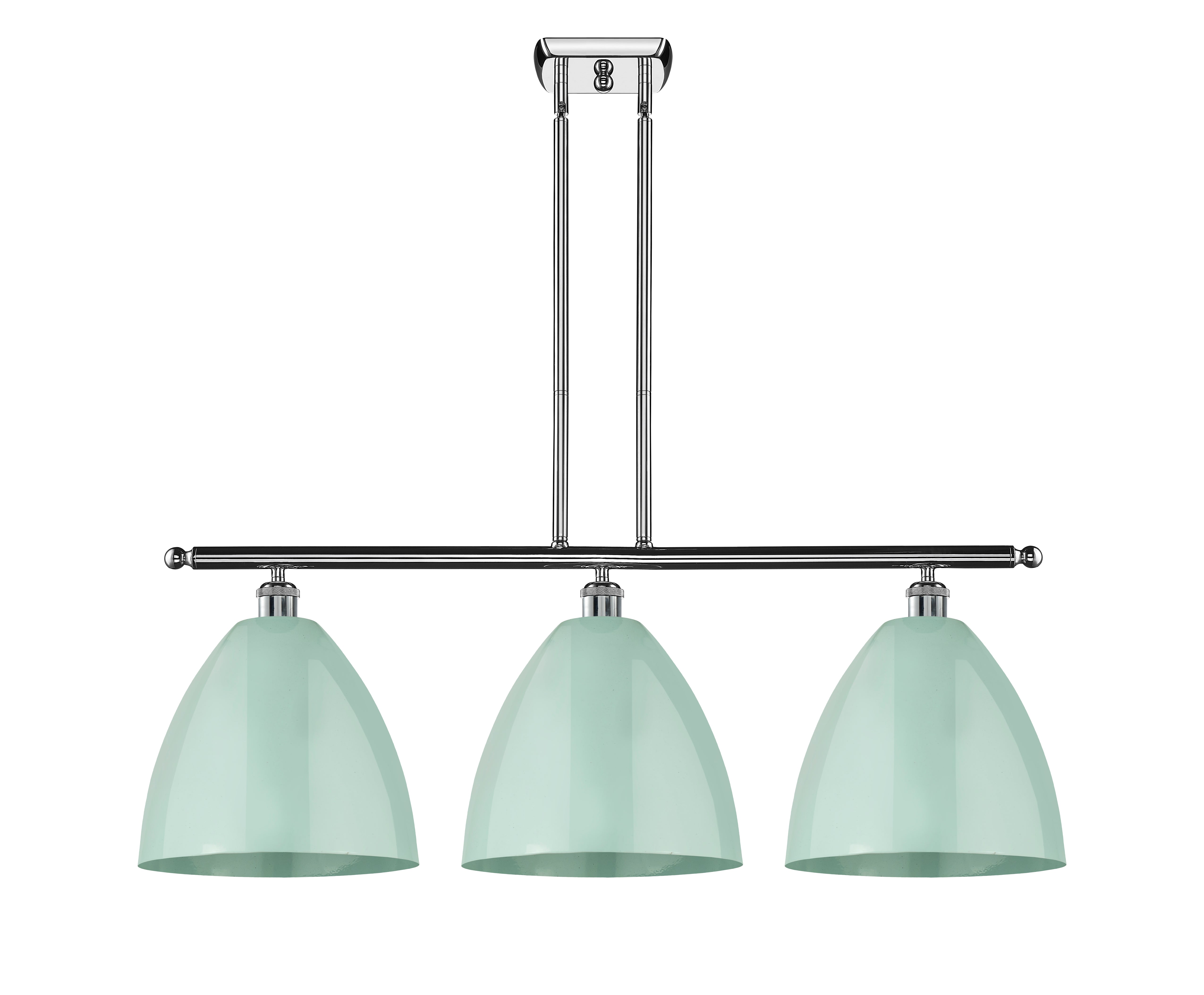 Ballston Island Light Cast Brass Finish