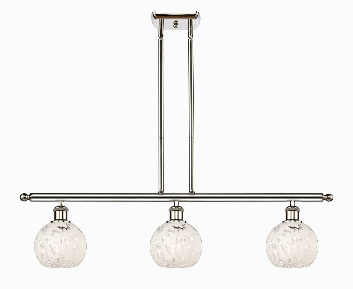 36-Inch 3-Light Stem-Hung Island Light 8.5-Inch High Sloped-Ceiling Compatible