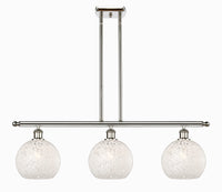 36-Inch 3-Light Stem-Hung Island Light 10.5-Inch High Sloped-Ceiling Compatible
