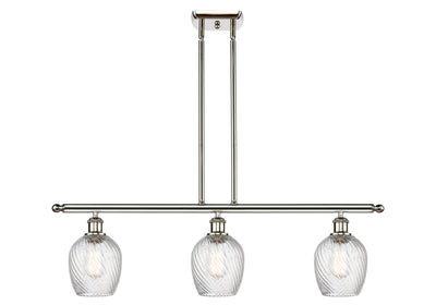 Ballston Island Light Cast Brass Glass