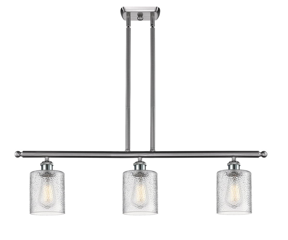 Cobbleskill 36-Inch 3-Light Stem-Hung Island Light 9.5-Inch High Dimmable