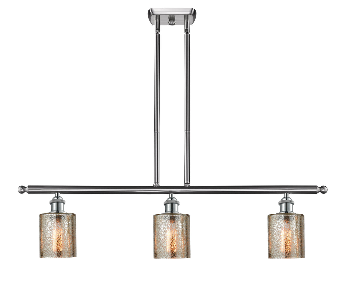 Cobbleskill 36-Inch 3-Light Stem-Hung Island Light 9.5-Inch High Dimmable