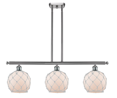 Ballston Island Light Cast Brass Steel Glass