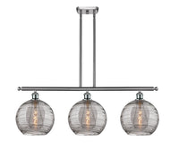 Athens Deco Swirl 37-Inch 3-Light Stem-Hung Island Light