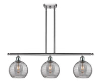 Athens Deco Swirl 36-Inch 3-Light Stem-Hung Island Light 10.375-Inch High