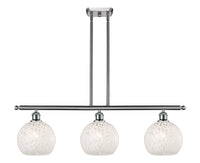 36-Inch 3-Light Stem-Hung Island Light 10.5-Inch High Sloped-Ceiling Compatible
