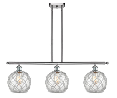 Ballston Island Light Cast Brass Steel Glass