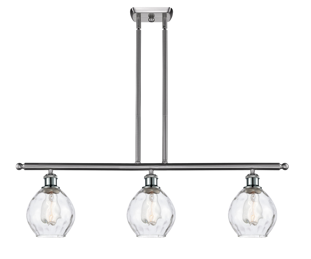 Waverly 36-Inch 3-Light Stem-Hung Island Light with LED Bulbs 9-Inch High
