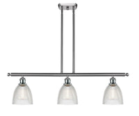 Castile 36-Inch 3-Light Stem-Hung Island Light with LED Bulbs
