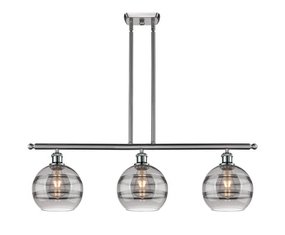 Ballston Island Light Cast Brass Steel Glass