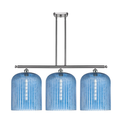 Ballston Island Light Cast Brass Glass Steel