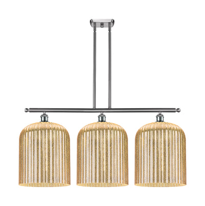 Ballston Island Light Cast Brass Glass Steel