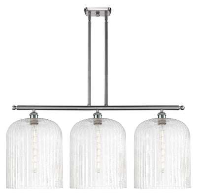 Ballston Island Light Cast Brass Glass Steel