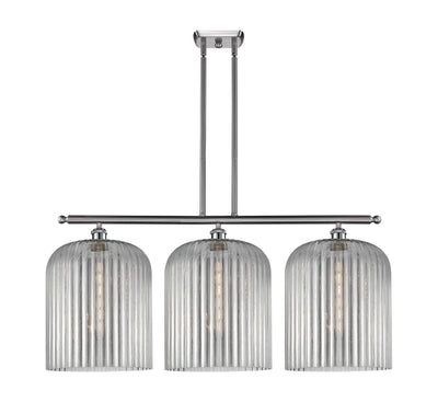 Ballston Island Light Cast Brass Glass Steel
