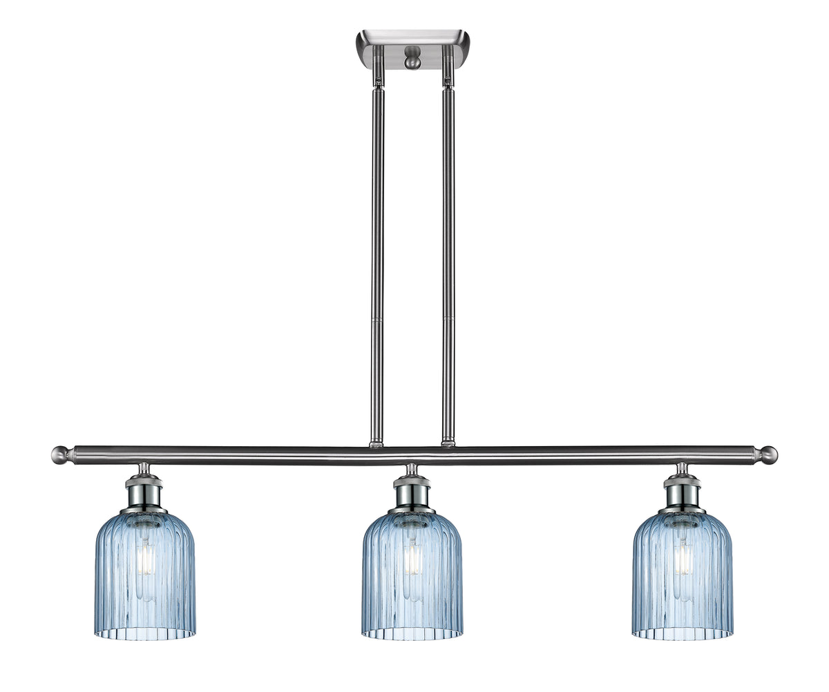 Bridal Veil 36-Inch 3-Light Stem-Hung Island Light 5-Inch Shade