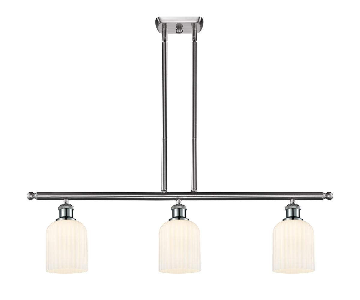 Bridal Veil 36-Inch 3-Light Stem-Hung Island Light 5-Inch Shade