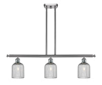 Bridal Veil 36-Inch 3-Light Stem-Hung Island Light 5-Inch Shade