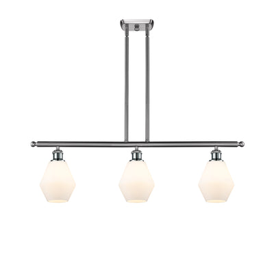 Ballston Island Light Cast Brass Glass Steel