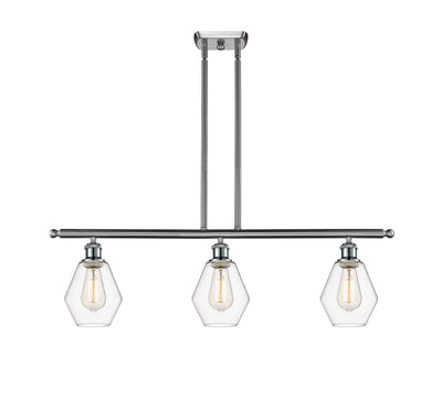 Ballston Island Light Cast Brass Glass Steel