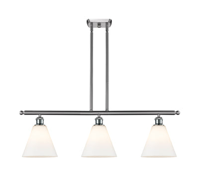 Ballston Island Light Cast Brass Steel Glass